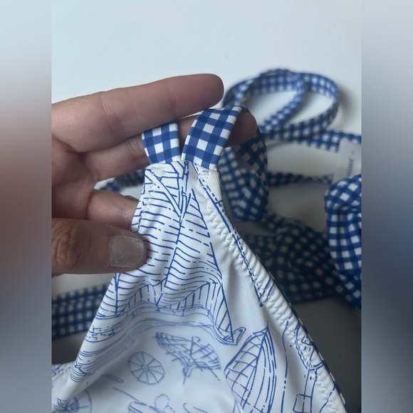 Vineyard Vines Gingham bikini top size S - Picture 6 of 7